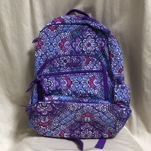 Vera Bradley Campus Backpack Lilac Tapestry